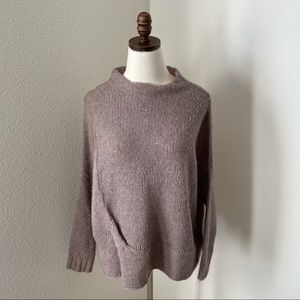 EUC Dtlm Repeat‎ Brown Metallic Silver Sweater, XS